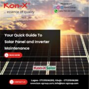 Your Quick Guide To Solar Panel And Inverter Maintenance